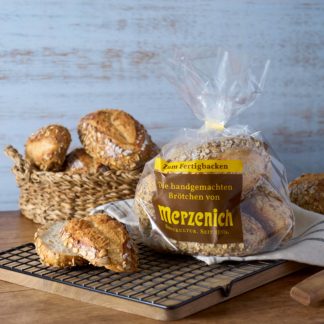 Handbrötchen mit Körnern zum Fertigbacken (5er-Beutel)